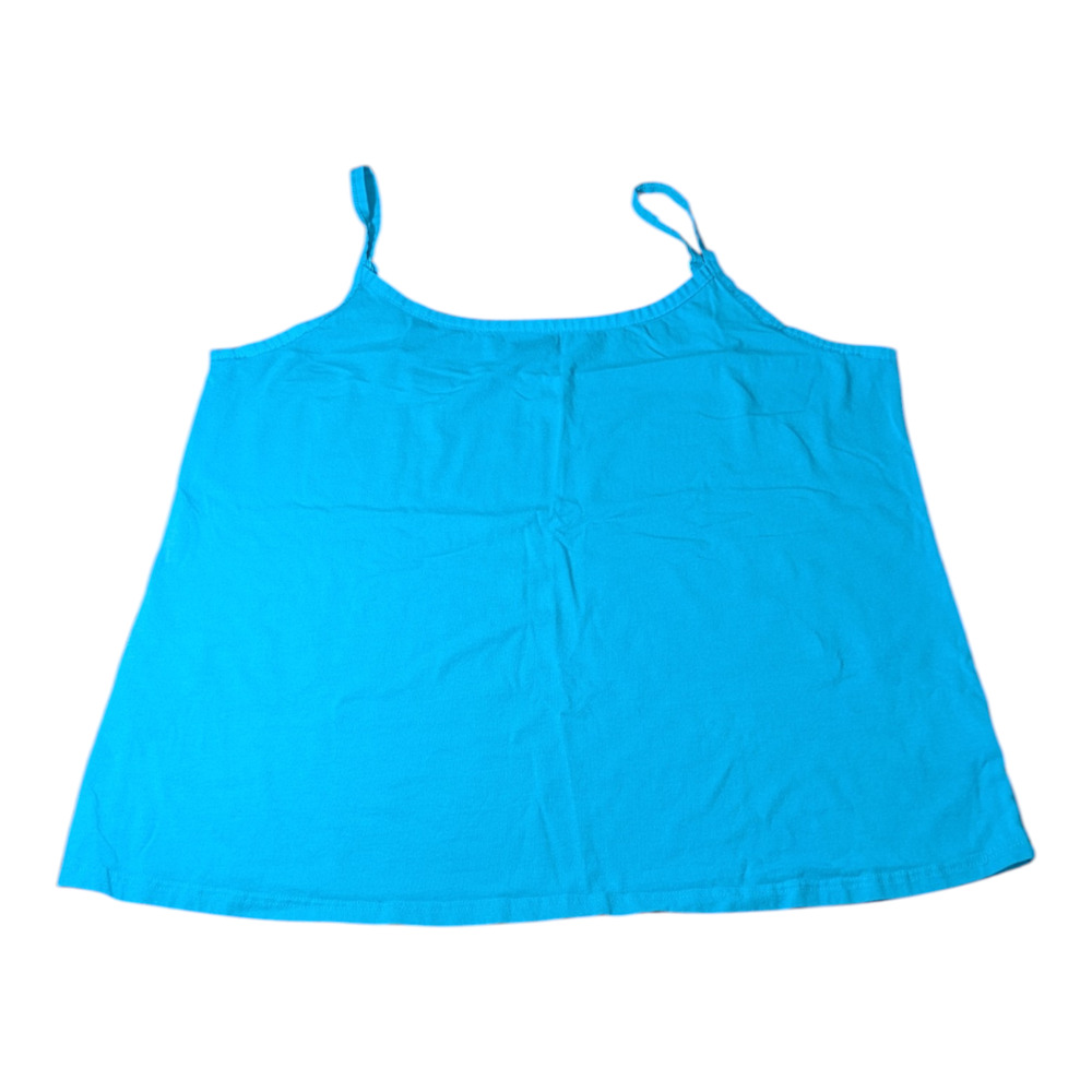 Faded Glory Womens Teal Tank Top Size 4X 26w-28w